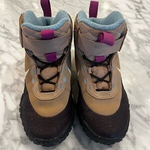 Nike Kids Terrascout Boots with Purple Accents